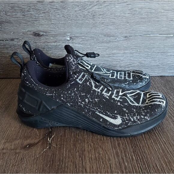 Nike React Metcon Women's Training Shoes Black White Sneaker Size 8.5 - Picture 1 of 10